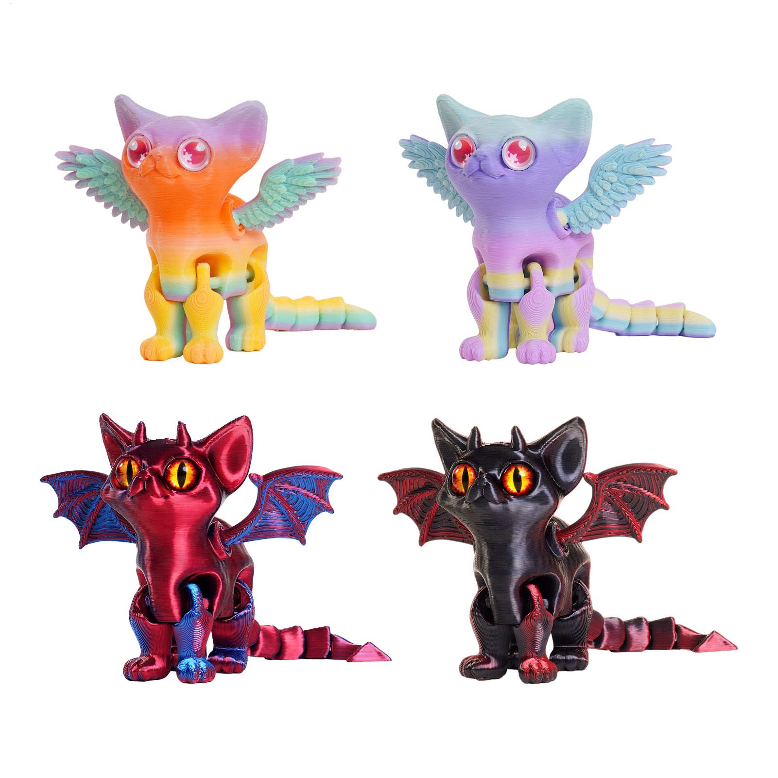 3D Printing Objects - Figurine d'animal imprimée en 3D, chat