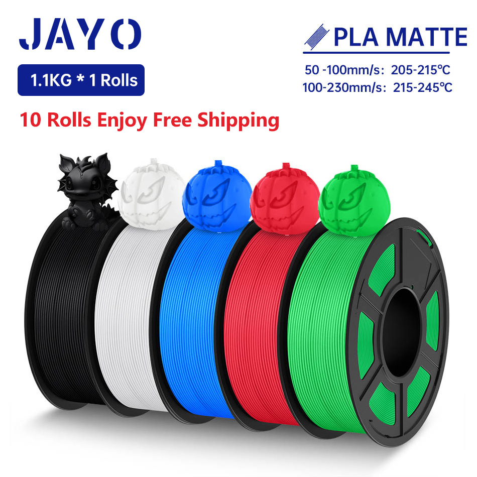 3D Printing Nylon Filament - JAYO Filament d'imprimante 3D PLA mat