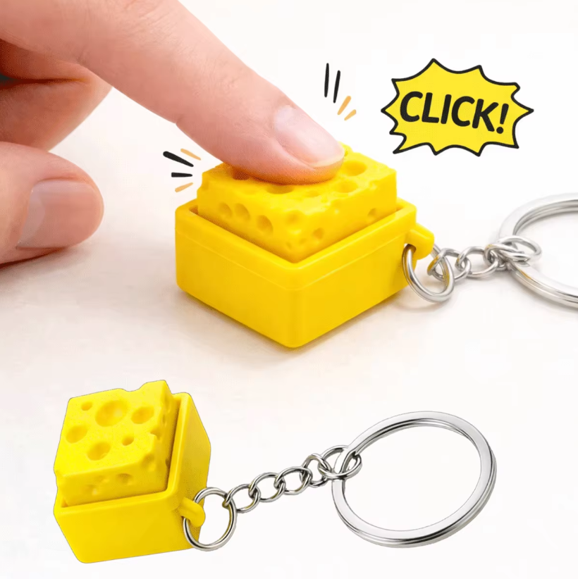 3D Printing Objects - Porte-clés anti-stress en forme de mini-clavier