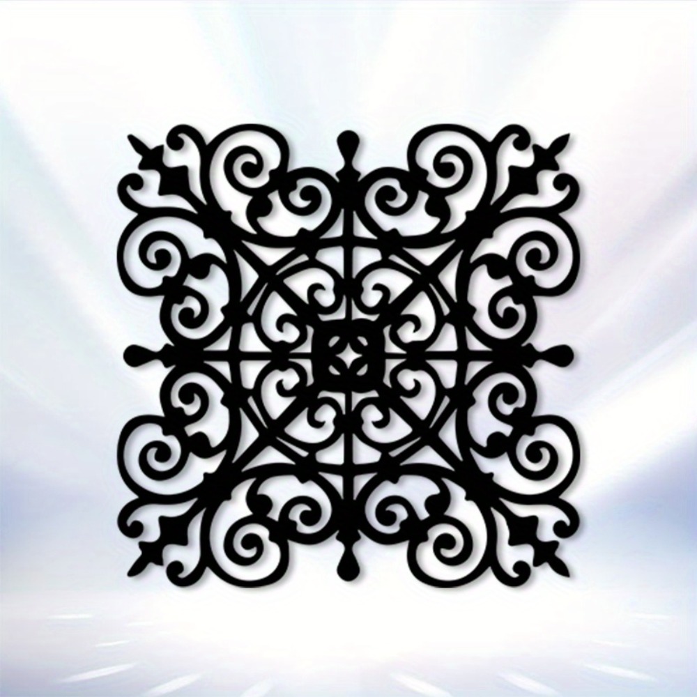 3D Printing Objects - Sculpture murale florale en métal -