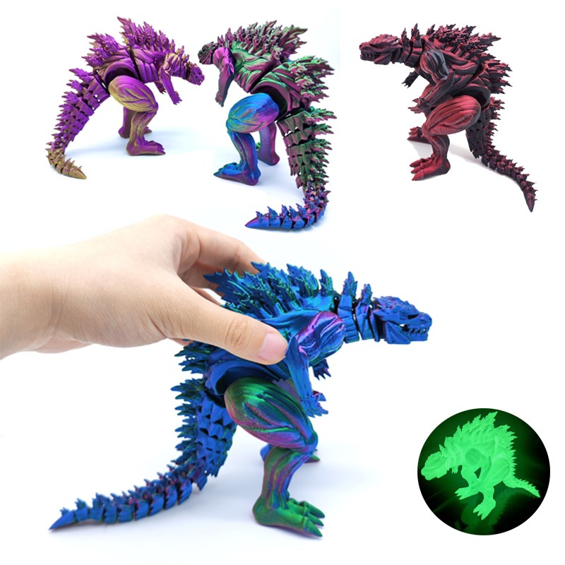 3D Printing Joint - Figurine d'action dinosaure musculaire imprimée en