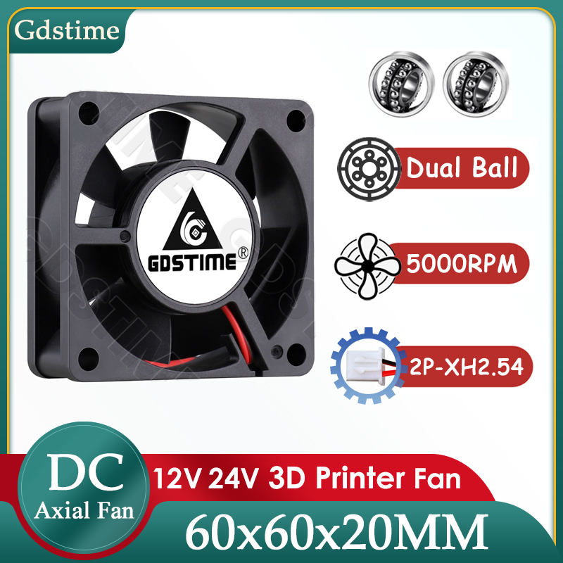 3D Printer Power Supply - Ventilateur Gdstime 6020 24V 12V 5V