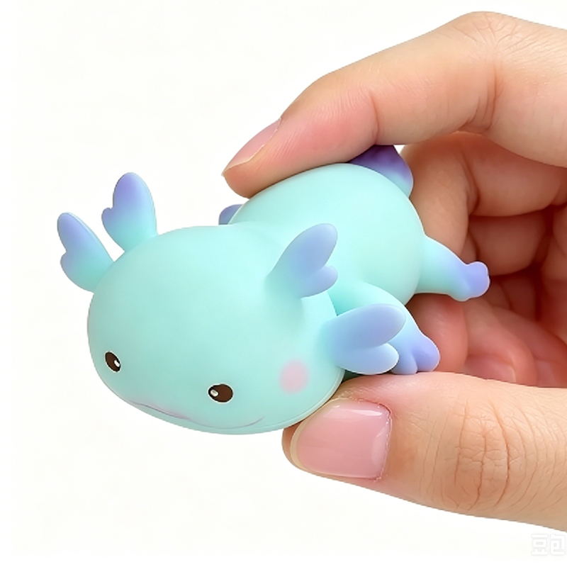 3D Printing Dragon - 1/4 pièces Balle à presser Axolotl,