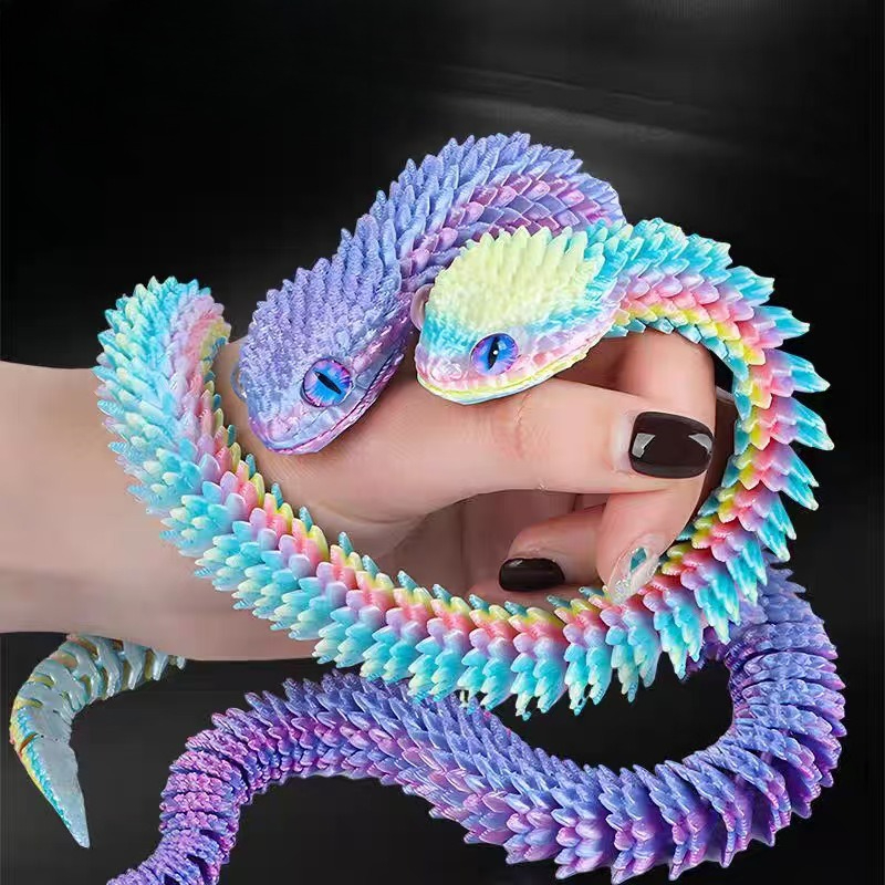 3D Printing Joint - Nouvelle Statue de Serpent Réaliste Imprimée