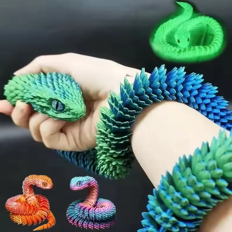 3D Printing Joint - Serpent imprimé en 3D, jouet à