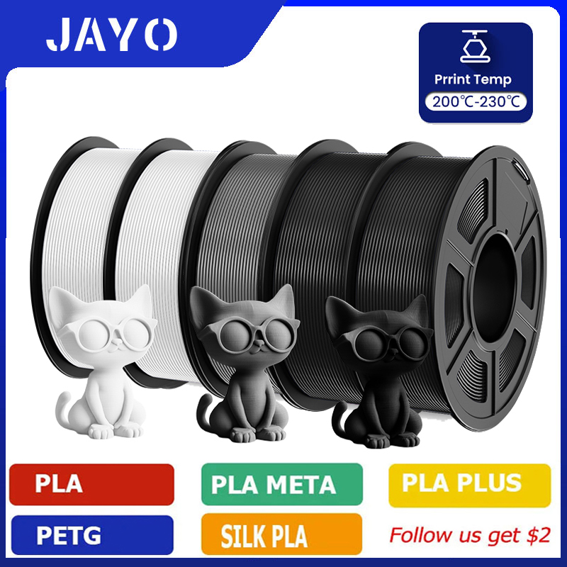 3D Printing Nylon Filament - JAYO 5 rouleaux PLA/PLA Plus/d'interface g/ABS/TPU/PLA
