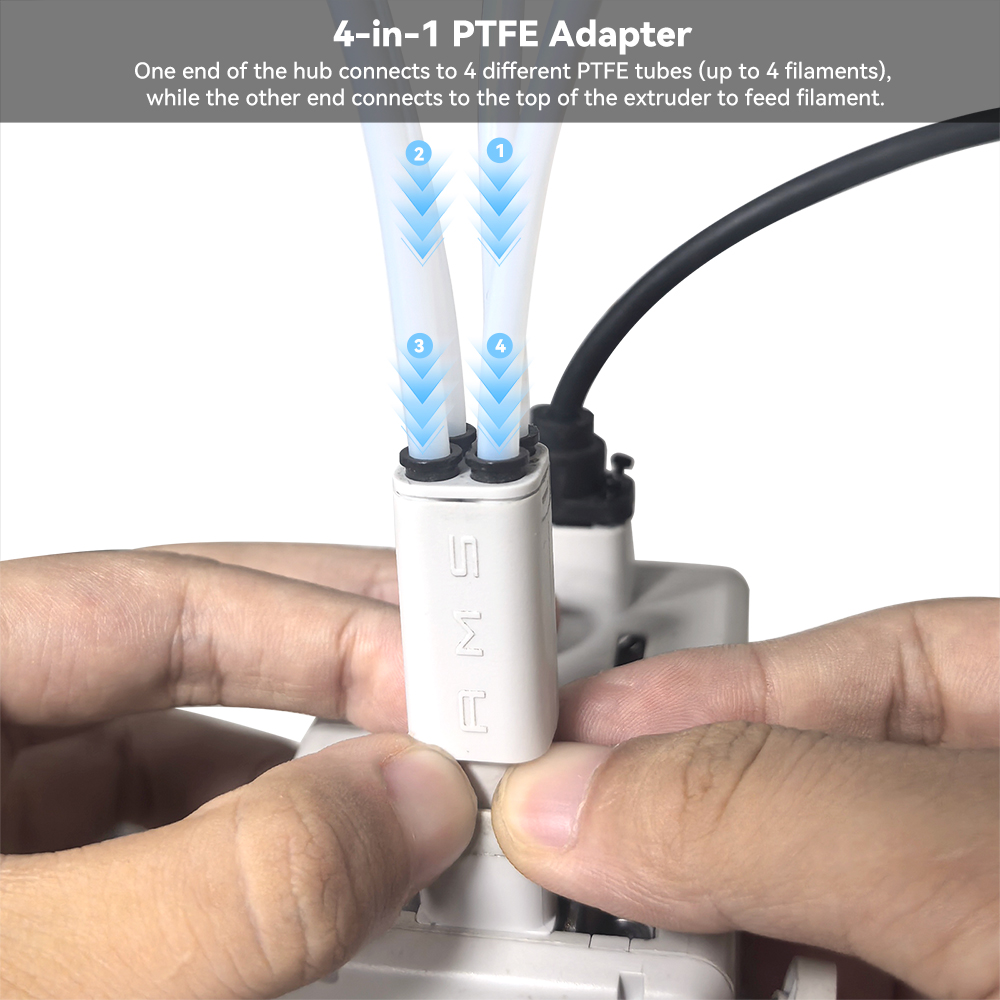 Adaptateur PTFE 4-en-1 amélior - 3D Printing Fff avis et prix