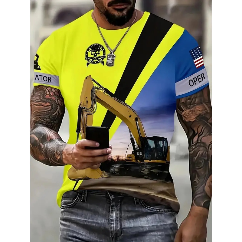 T-shirt professionnel personna - 3D Printing Excavator avis et prix