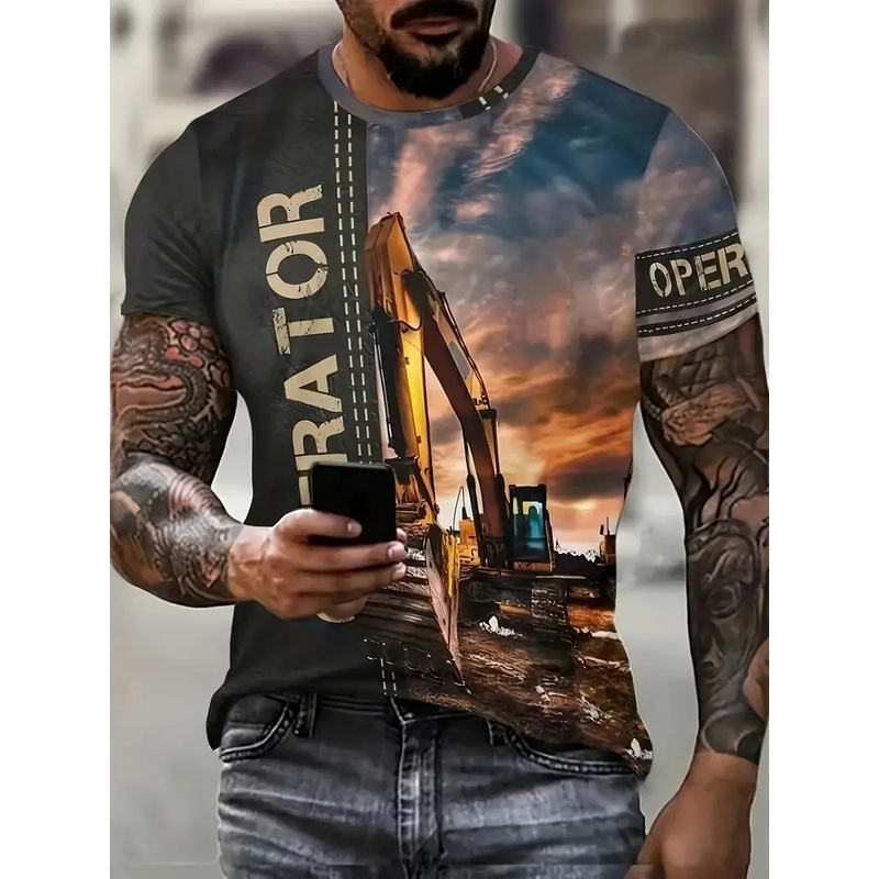 T-shirt professionnel personna - 3D Printing Excavator avis et prix