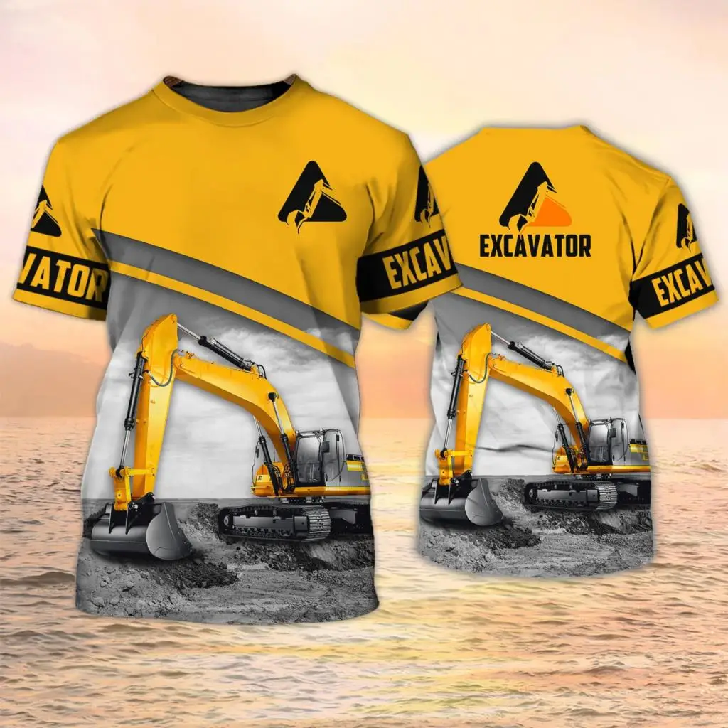T-shirts d'excavateur pour opé - 3D Printing Excavator avis et prix