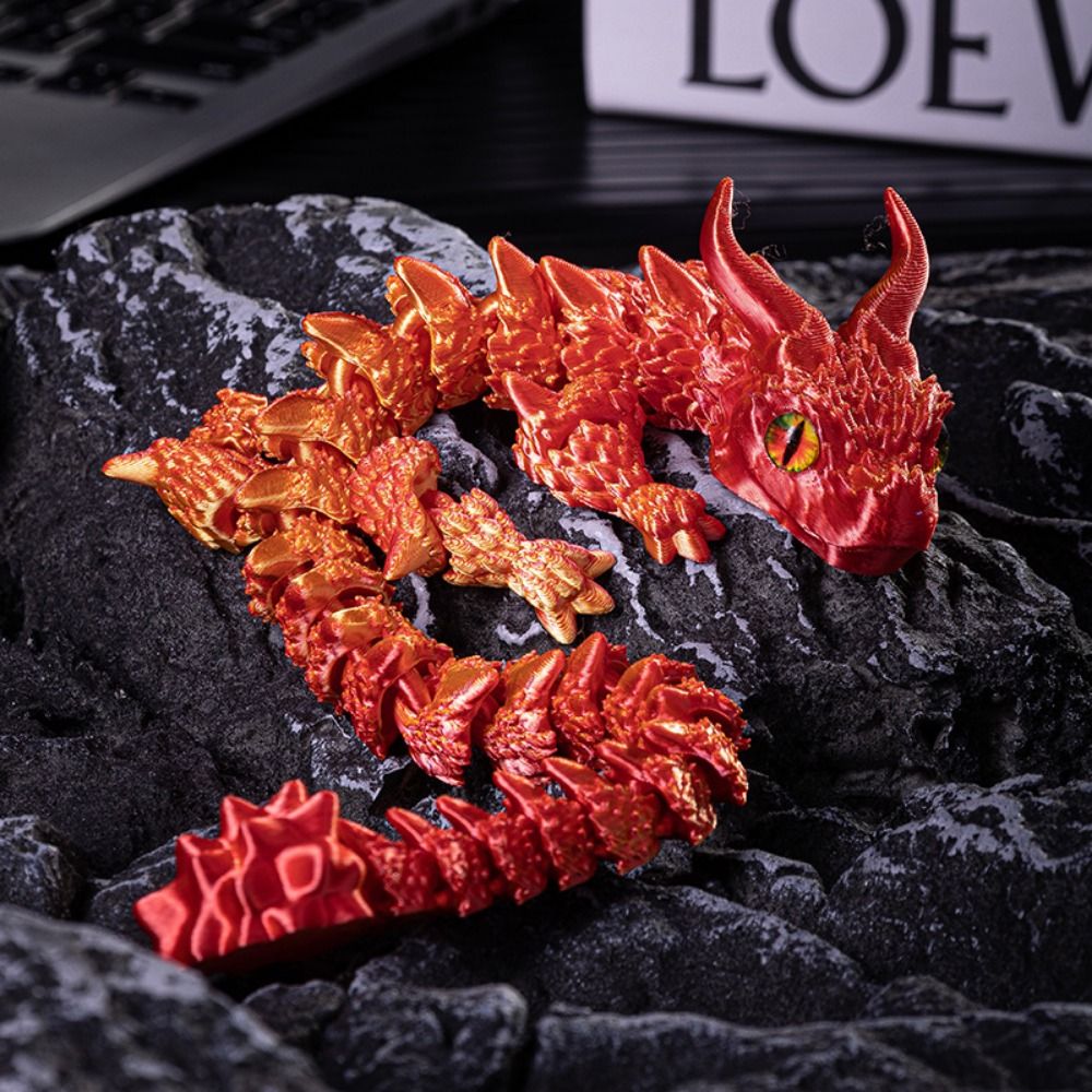 Dragon imprimé en 3D avec yeux - 3D Printing Dragon avis et prix