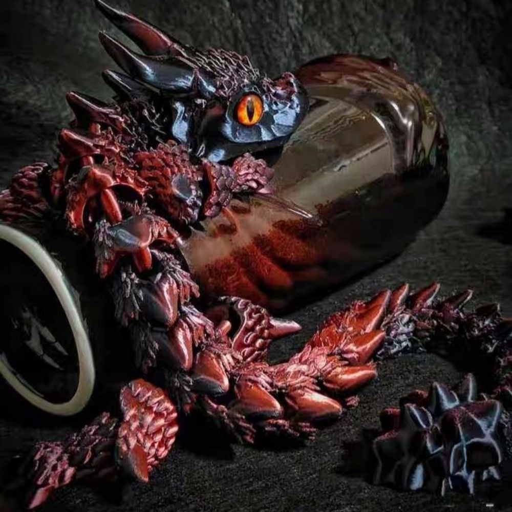 Dragon imprimé en 3D avec yeux - 3D Printing Dragon avis et prix