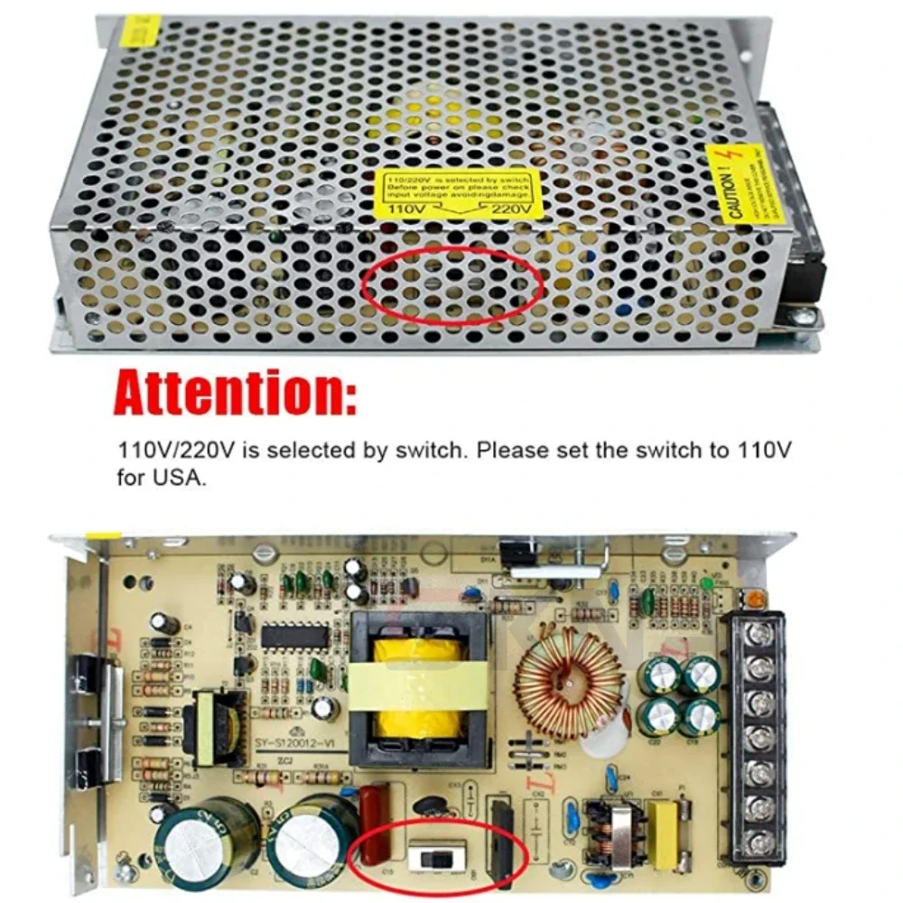 Alimentation 12V 1A 2A 3A 4A 5 - 3D Printer Power Supply avis et prix