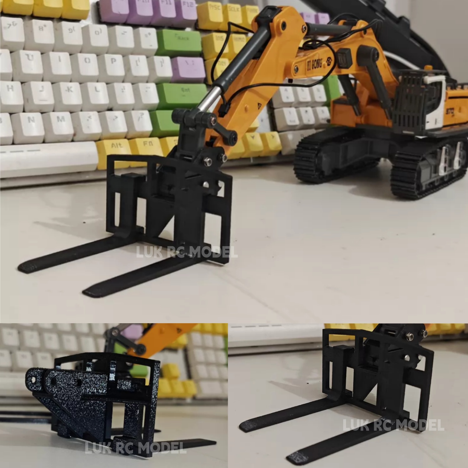 Fourche 1/50 imprimée en 3D po - 3D Printing Excavator avis et prix
