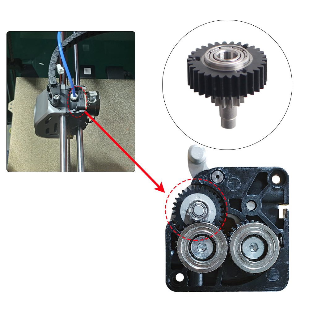 Engrenage de réduction de Tran - 3D Printing Fff avis et prix